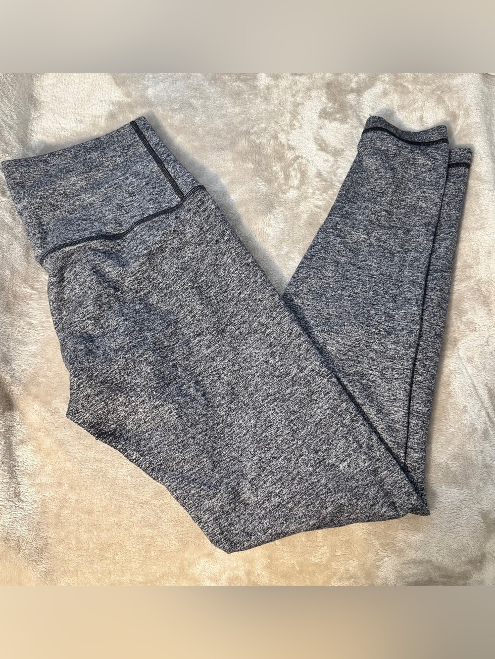 Lululemon Gray Heather Stretch Leggings